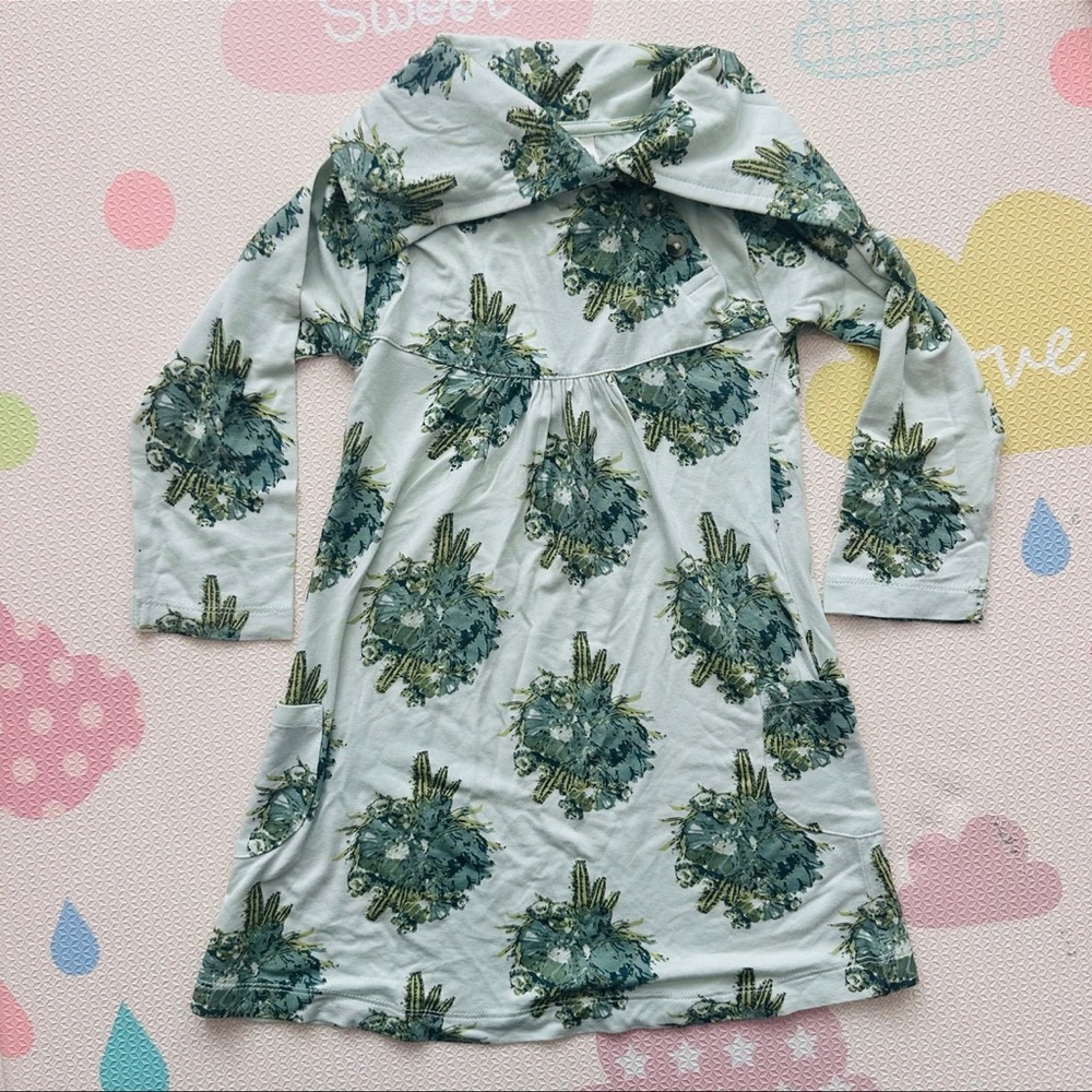 Kate Quinn cactus floral lounge dress